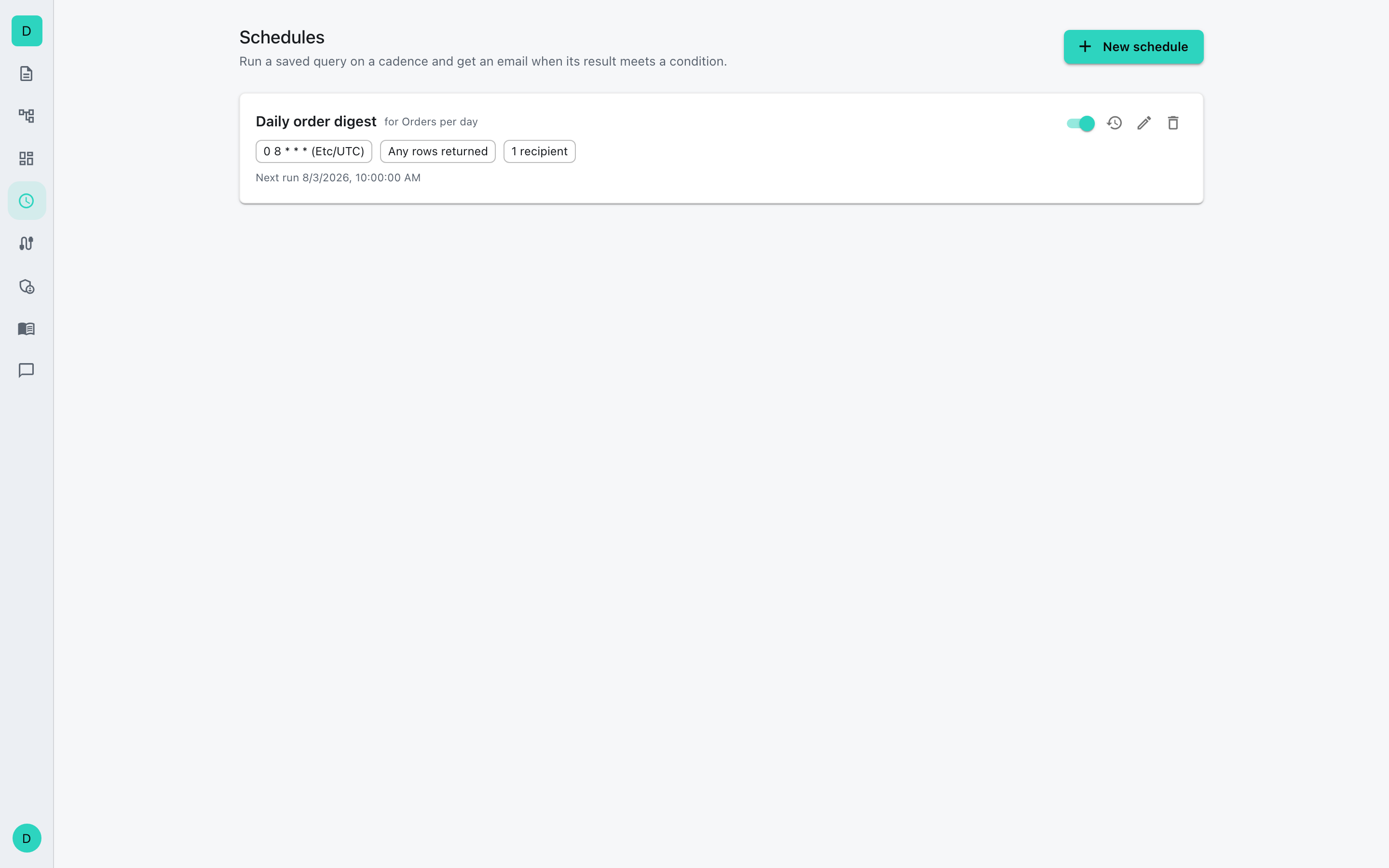 Get alerted without emailing the data